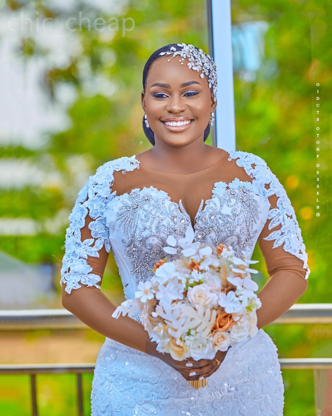 2024 Arabic Aso Ebi Plus Size White Mermaid Wedding Dress Beaded Crystals Sequined Lace Bridal Gowns Dresses ZJ243