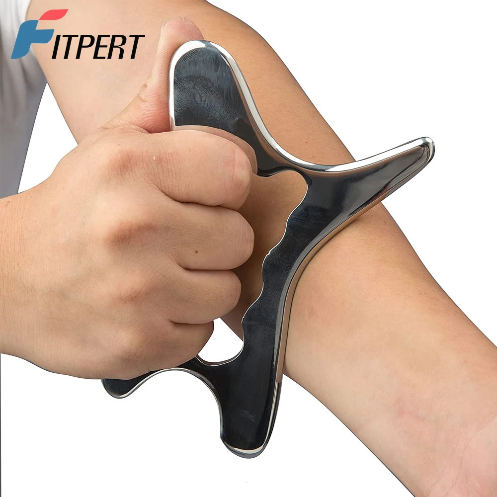 Stainless Gua Sha Tools Steel Scraping Massage Tool IASTM for Relaxing Soft Tissue Reduce Head Neck Back Pain 240118