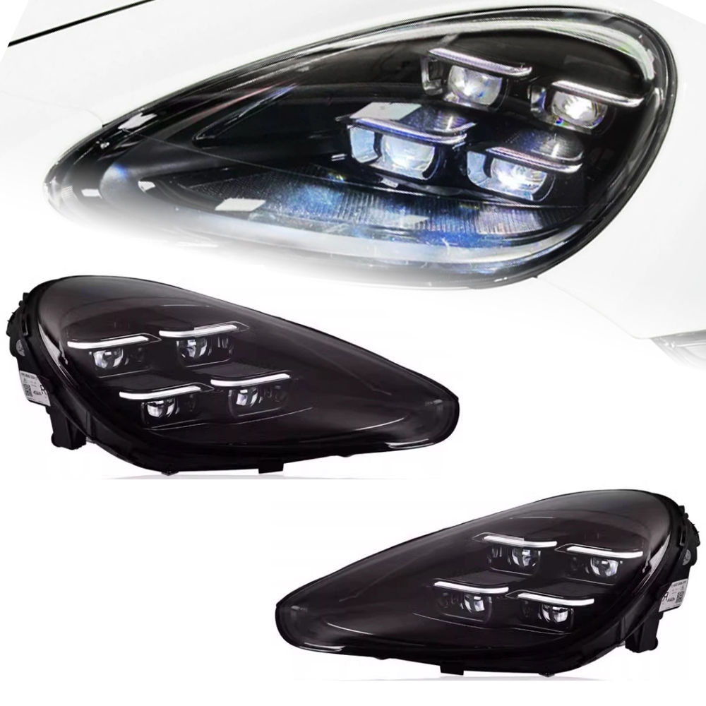 Car Front Lamp For Porsche cayenne 2011-20 18 LED Auto Headlight Assembly Upgrade Dynamic Turning Signal Lamp