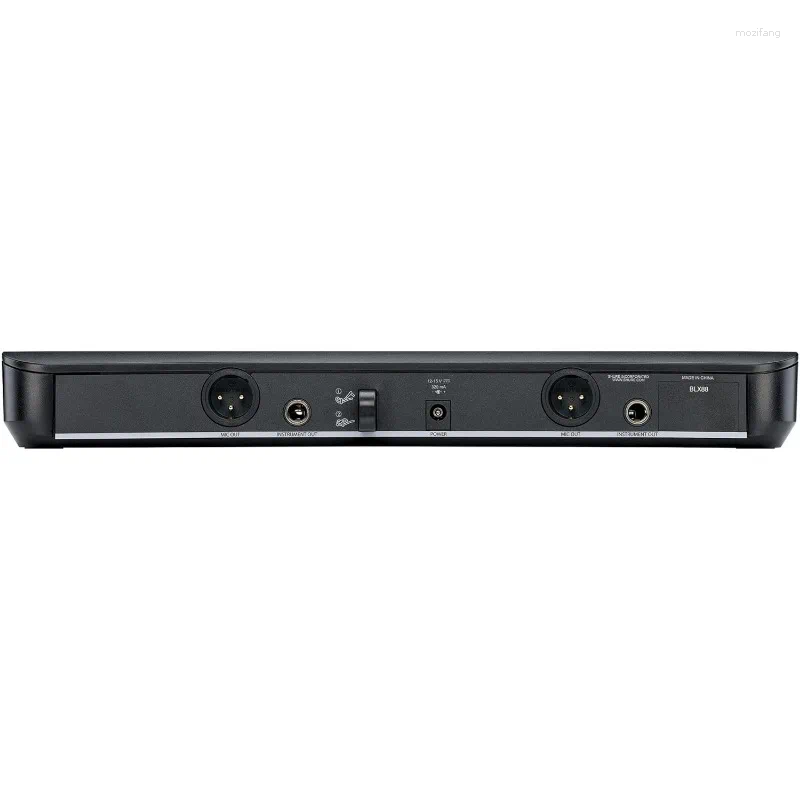 Microphones BLX288/PG58 Handheld Vocal Microphone Dual Channel Receiver Perfect For Church Karaoke