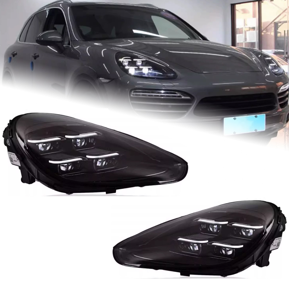 Car Front Lamp For Porsche cayenne 2011-20 18 LED Auto Headlight Assembly Upgrade Dynamic Turning Signal Lamp