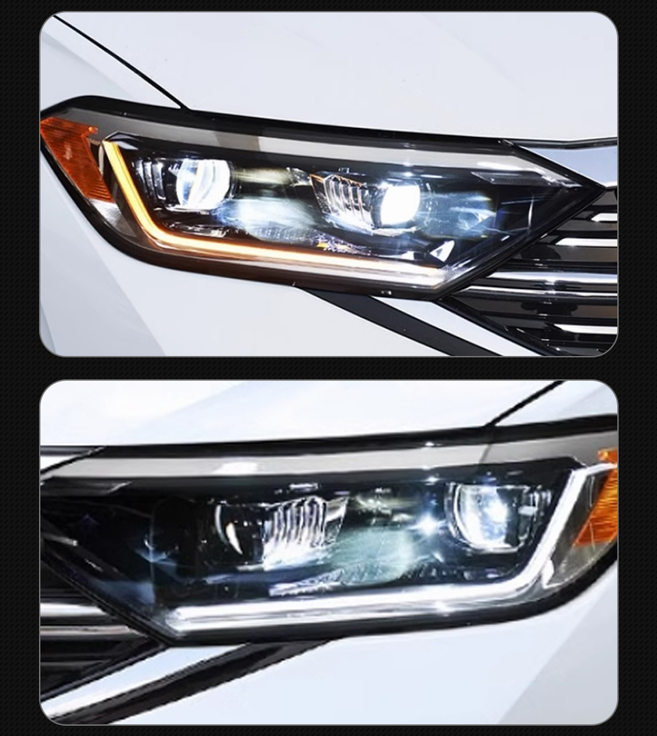 Car Front Lamp for VW Jetta Sagitar 20 19-2023 Jetta mk7 LED Auto Headlight Assembly Upgrade Dynamic Turning Signal Lamp