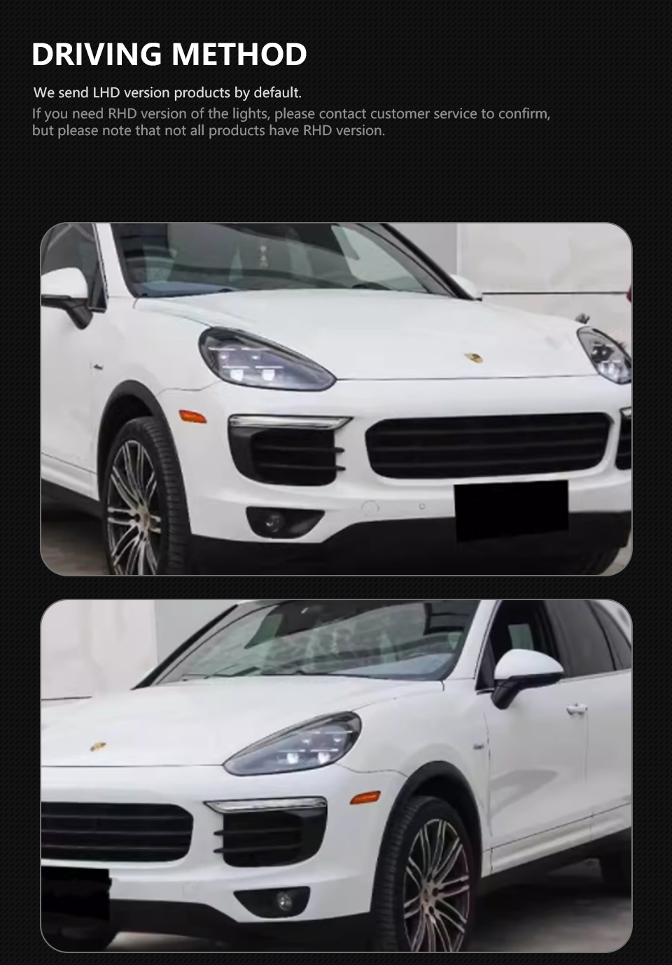 Car Front Lamp For Porsche cayenne 2011-20 18 LED Auto Headlight Assembly Upgrade Dynamic Turning Signal Lamp