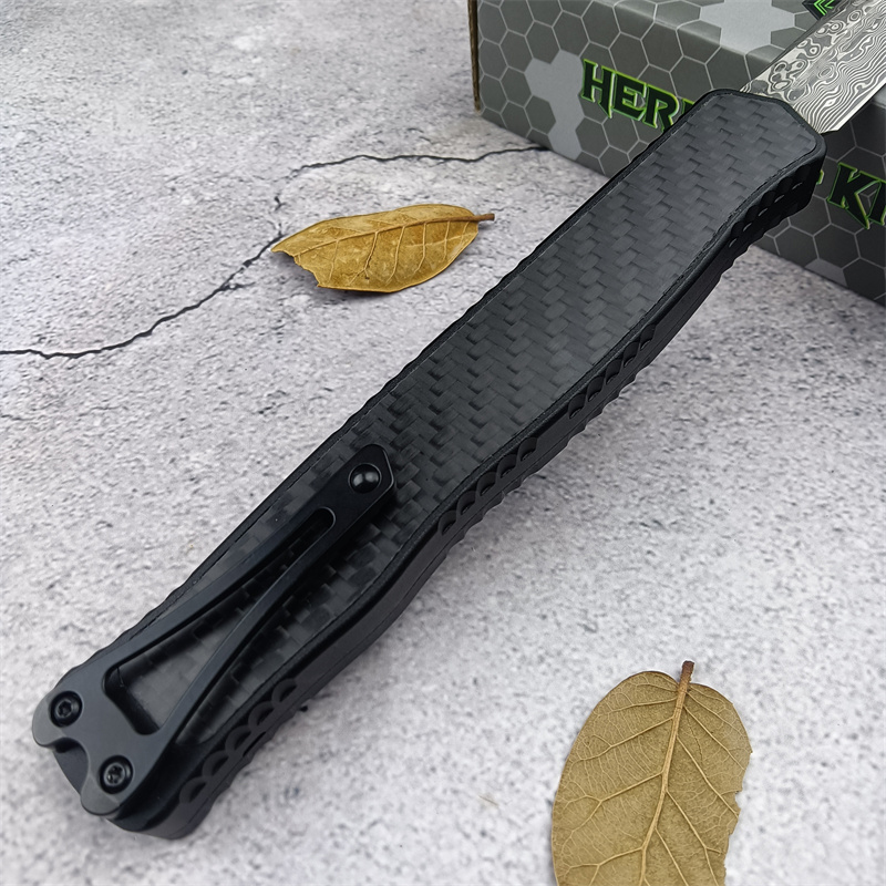 2025 Newest HERETIC Cleric II Assisted Tactical Survival Pocket Knives High Stiffness Damascus Knife EDC Tools 3300 4850 4600 A07 C07 Christmas Gift