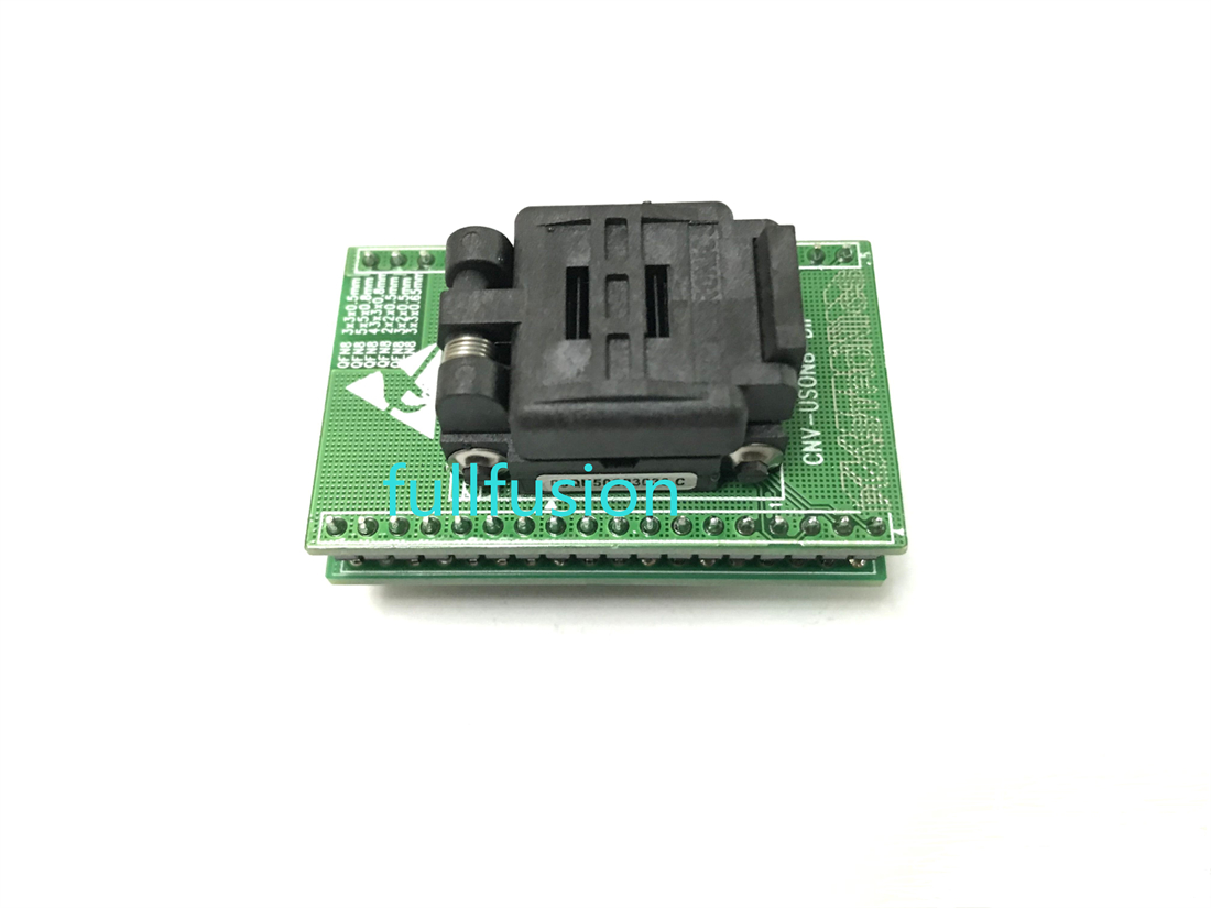 QFN8 TO DIP Programming Adapter 08QN50S23030 Plastronics DFN8 0.5mm Pitch Package Size 3x3mm Burn In Socket