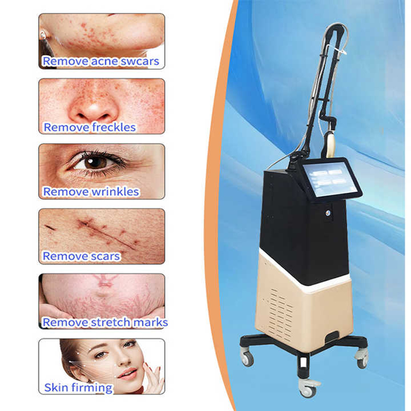Co2 Fractional 60W Skin Resurfacing Scar Removal Dermatology Laser Acne Treatment Machine