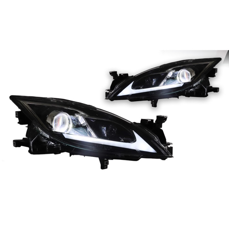 Upgrade Car Headlight for Mazda 6 ATENZA 2009-20 16 LED Signal Lights Bi LED Projector Head Lamp Auto Assembly