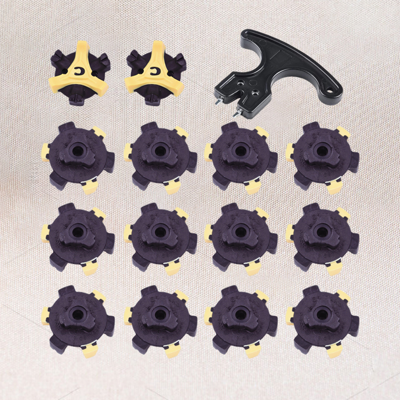 30pcs Golf Shoes Soft Spikes Pins Fast Shoe Spikes Replacement Set Golf Training Aids QLOK SYSTEM