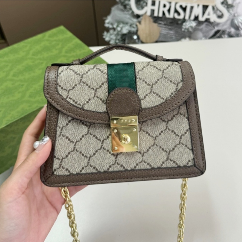 2024 Woman Mini Shoulder Bags designer bag luxurys handbags lady crossbody chain bag cute purse cross body Letter Leather High Quality