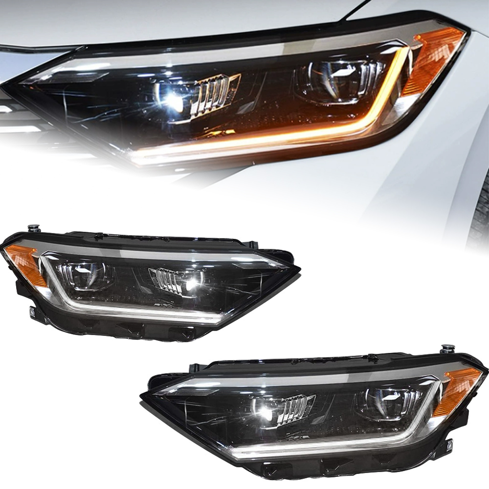 Car Front Lamp for VW Jetta Sagitar 20 19-2023 Jetta mk7 LED Auto Headlight Assembly Upgrade Dynamic Turning Signal Lamp