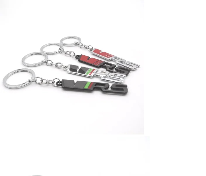 Metal Car Keychain Keyring Key Chain Ring Emblem Holder for Skoda VRS Octavia Kamiq Kodiaq Karoq RS Superb Fabia Rapid Favorit