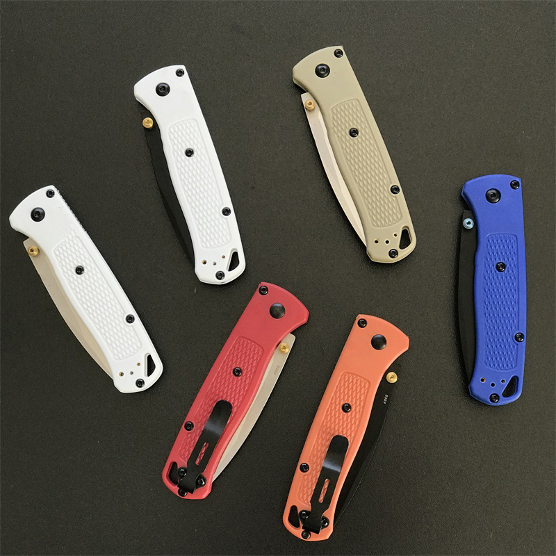 Outdoor Camping 535 Folding Knife 3.24 S30V Satin Plain Blade Polymer Handle Hunting Pocket Knives