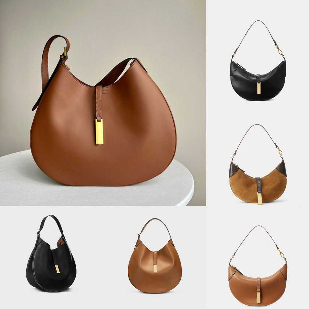 Luxury Half Moon Shoulder Bags Suede Leather Large Mini Designer womens Tote Handbags Clutch Handbags 2023