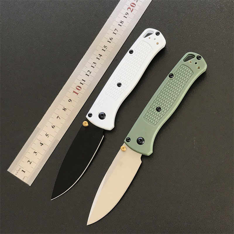 Outdoor 535 Folding Knife 3.24 S30V Satin Plain Blade Polymer Handle Camping safety defense Knives