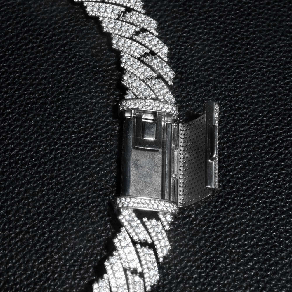 Fine Jewelry Necklaces Moissanite Chain Cuban Mens Jewelry