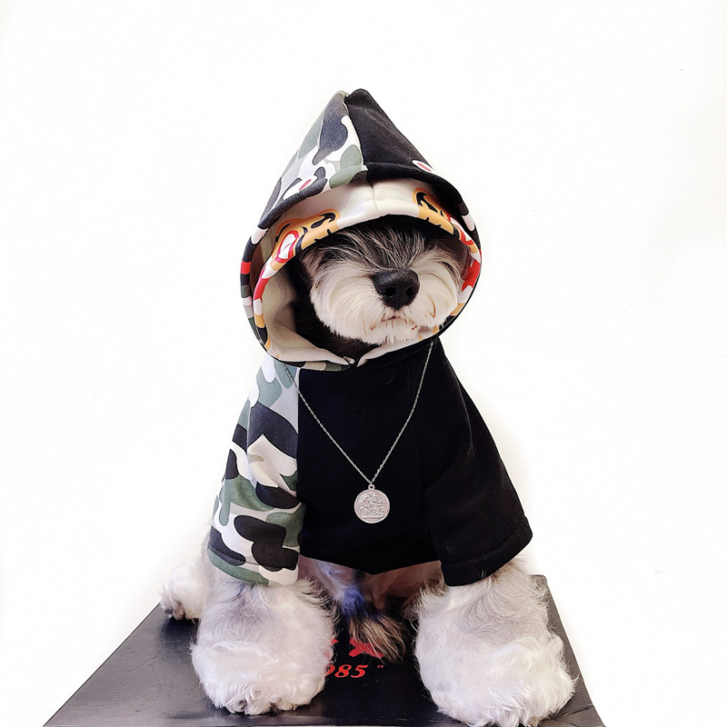 Designer Dog Clothes Brand Dog Apparel Winter Dog Hoodie Pet Warm Sweatshirt Cold Weather Puppy Coat for Small Dogs Keep Your Pup Warm and Stylish Cam