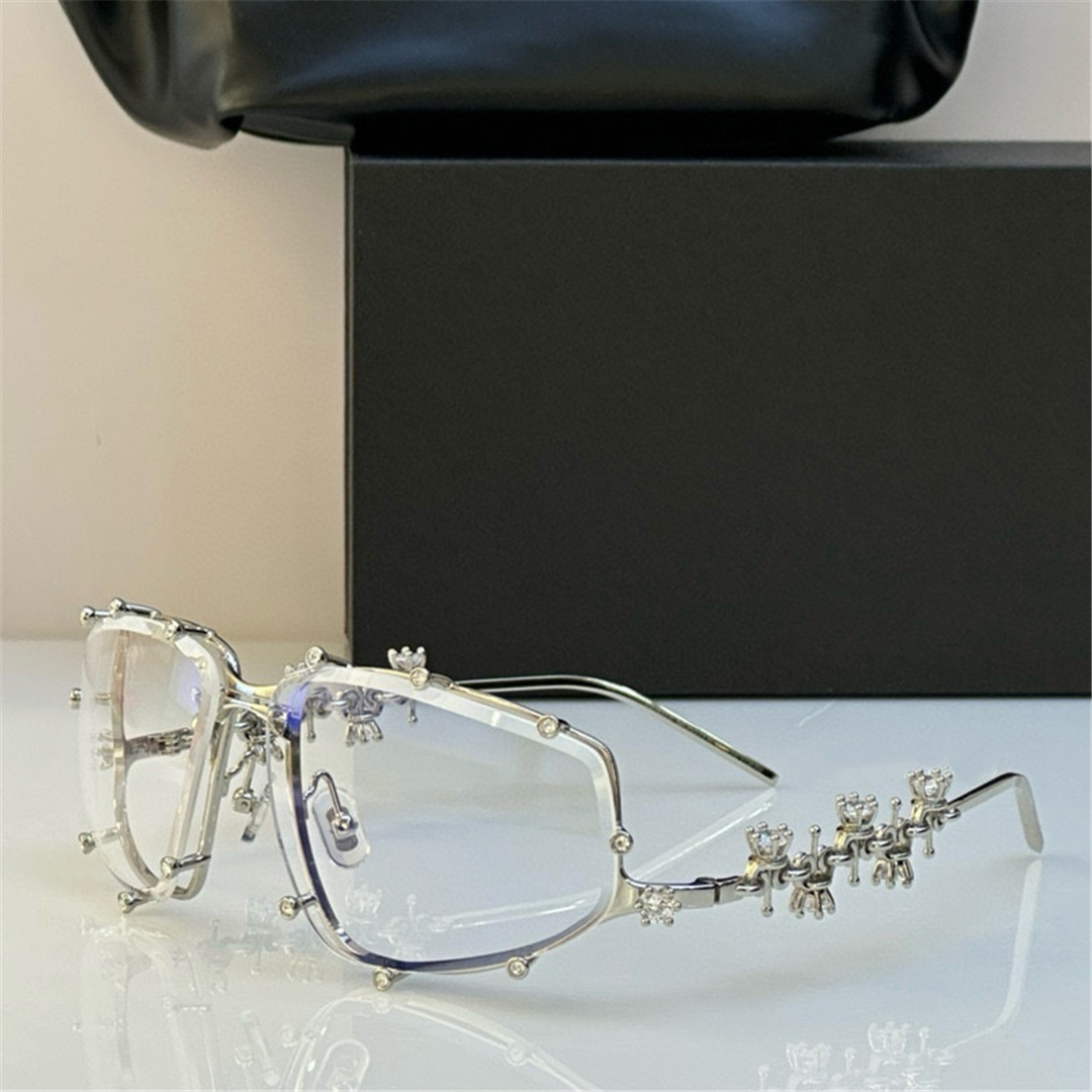 Optical Eyeglasses For Men Women Retro Designer GM Fashion Dia Jewelry Glasses Frame Detailed Elasticity Oval Style Anti-Blue Light Lens Plate With Bo