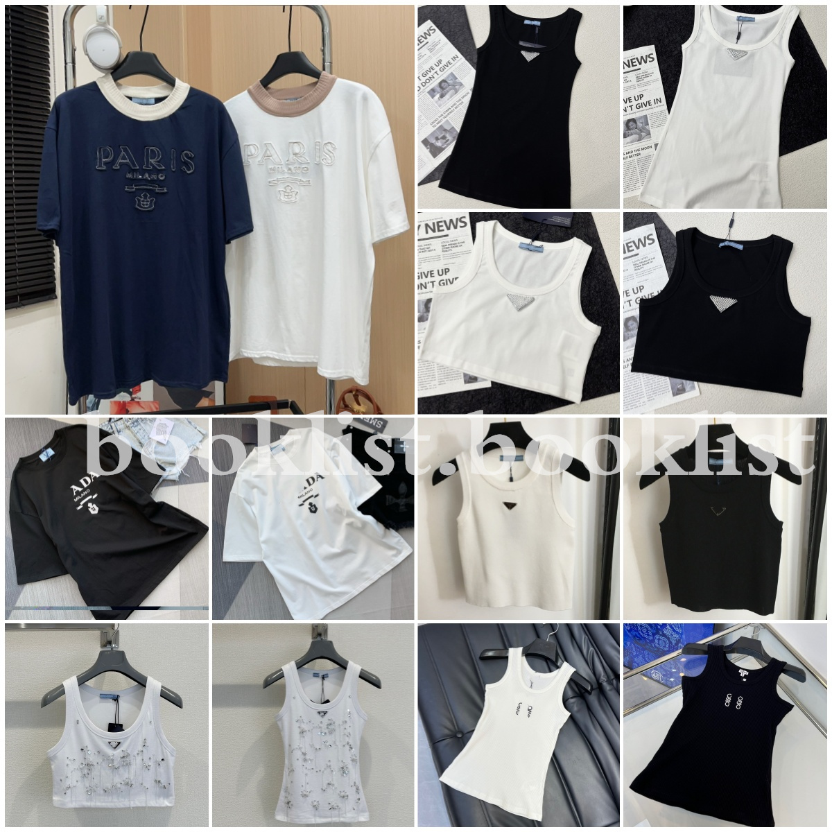 Knitted knit Top Fashion Designer Cotton Vest For Women Summer Embroidered Diamond Tank Top