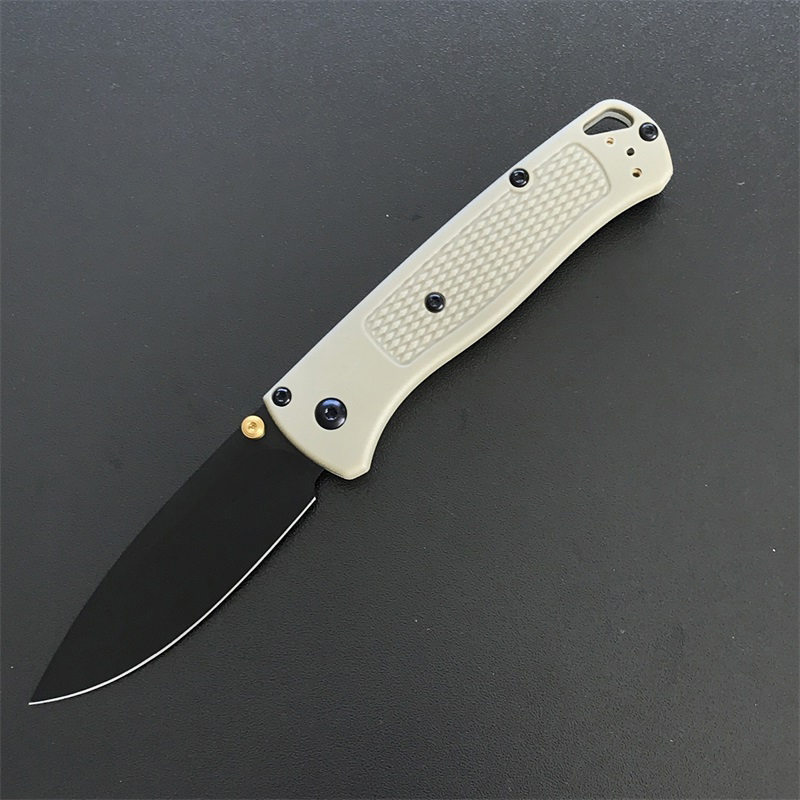 Outdoor 535 Folding Knife 3.24 S30V Satin Plain Blade Polymer Handle Camping safety defense Knives