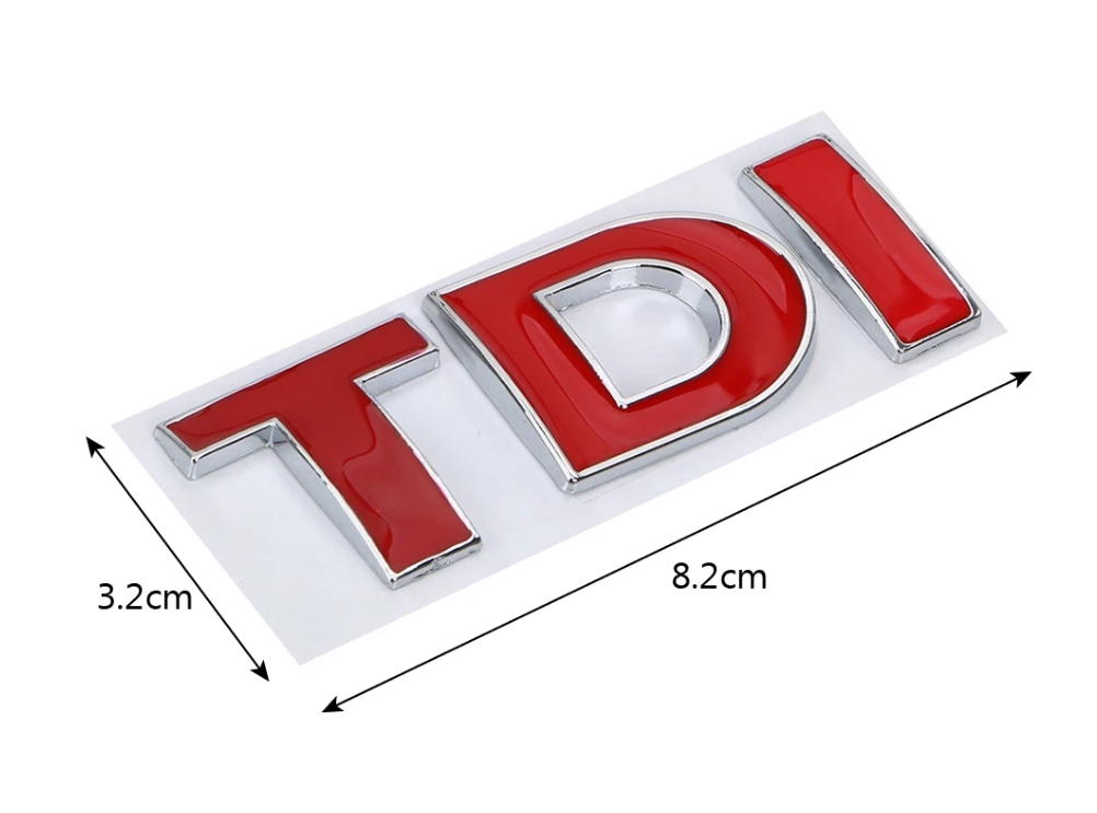 Decal Reflective Turbo Direct Injection for VW Golf JETTA PASSAT MK4 MK5 MK6 Car Sticker 3D Metal Emblem Badge TDI Logo