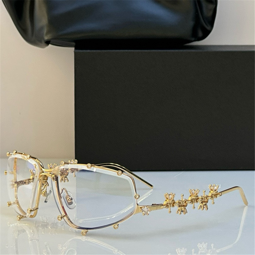 Optical Eyeglasses For Men Women Retro Designer GM Fashion Dia Jewelry Glasses Frame Detailed Elasticity Oval Style Anti-Blue Light Lens Plate With Bo