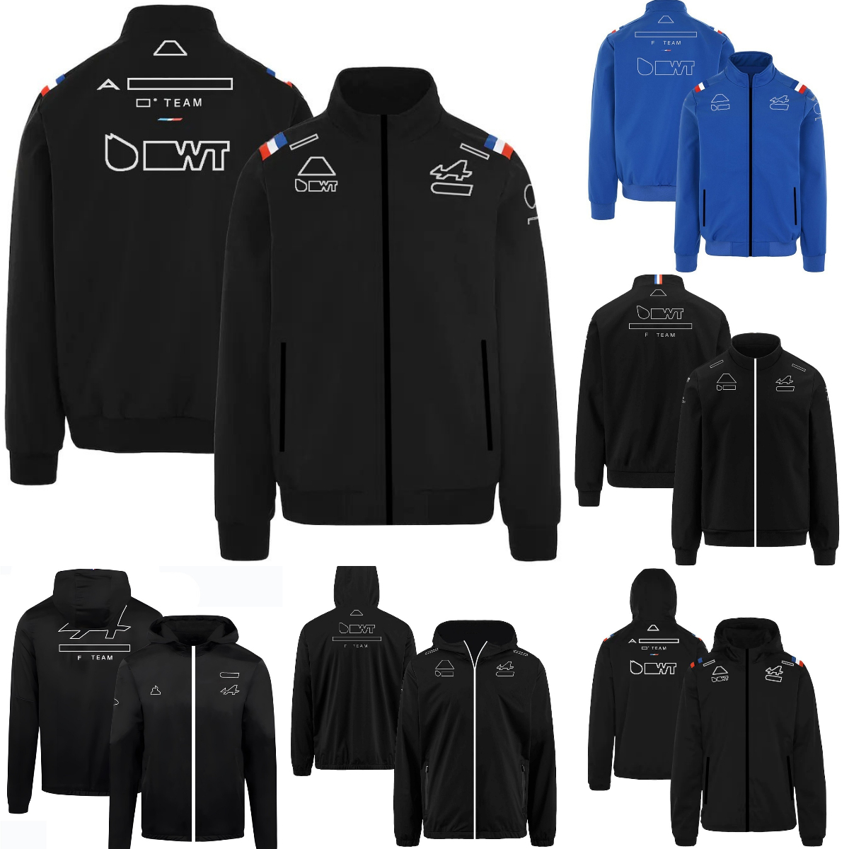 2022-2023 F1 Hoodie Formula 1 Racing Hooded Sweatshirt Jacket New Season Team Zip up hoodie Windbreaker Men's Fashion Tops free shipping