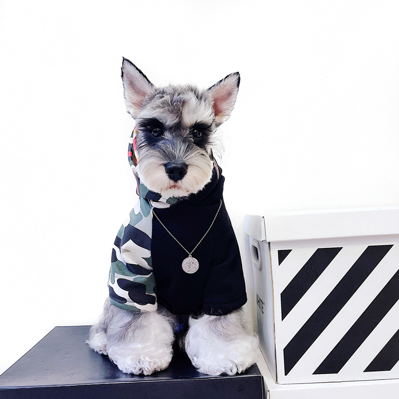 Designer Dog Clothes Brand Dog Apparel Winter Dog Hoodie Pet Warm Sweatshirt Cold Weather Puppy Coat for Small Dogs Keep Your Pup Warm and Stylish Cam