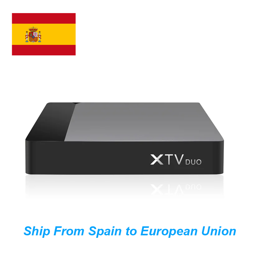 Ship From Spain XTV DUO Android 11 Stalkermac 2G 16G S905W2 4K AV1 IR or BT VOICE Remote Control