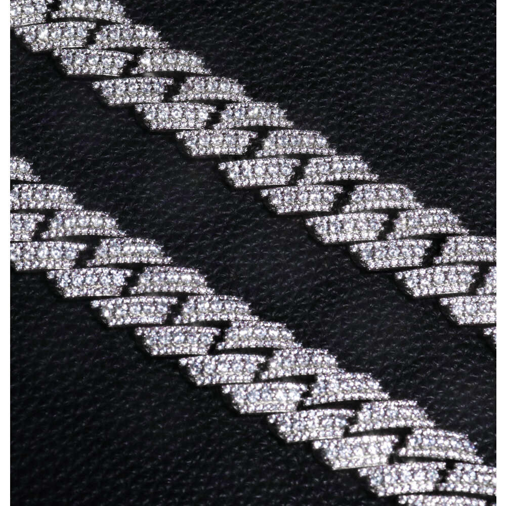 Fine Jewelry Necklaces Moissanite Chain Cuban Mens Jewelry