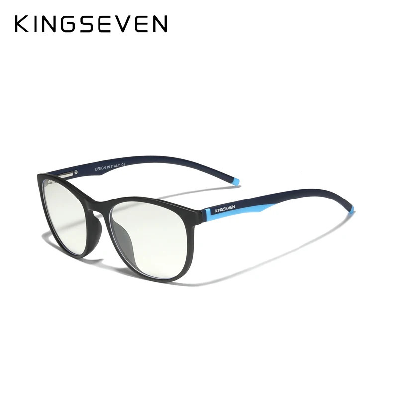 KINGSEVEN 2023 Anti Blue Light Optical Glasses For Women Men Radiation Ray Blocking Blocker Computer Gaming Eyeglasses Frames 240118