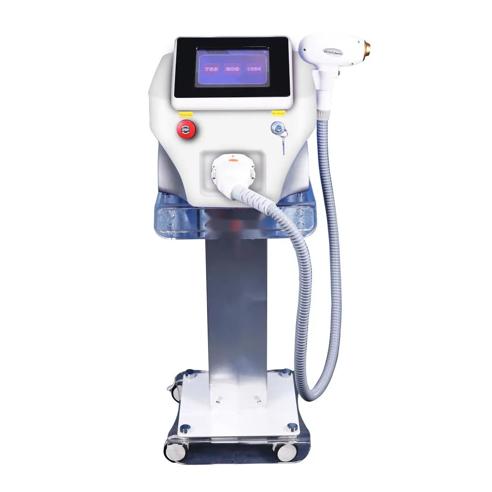 Newest 808nm Hair Removal Machine - 755nm & 1064nm 3-Wavelength Diode Technology for Effective Hair Removal - Advanced Beauty Equipment for