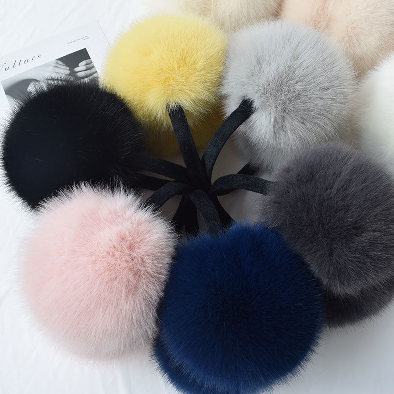 Fox Hair Earmuffs Large Fur Hair Earmuffs Cute Student Ear Hair Earmuffs Warm and Cold Protection Earmuffs in Winter 230919