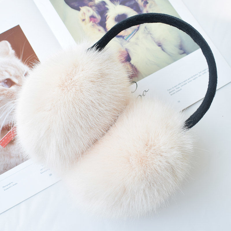 Fox Hair Earmuffs Large Fur Hair Earmuffs Cute Student Ear Hair Earmuffs Warm and Cold Protection Earmuffs in Winter 230919