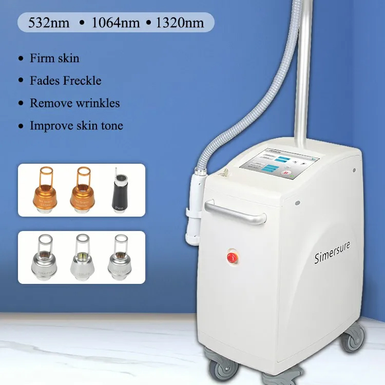 CE Approved Q Switched Nd Yag Pico Laser Anti-pigment All Colors Tattoo Removal Picolaser Skin Brightening Black Doll Treatment Tattoo Remove Machine