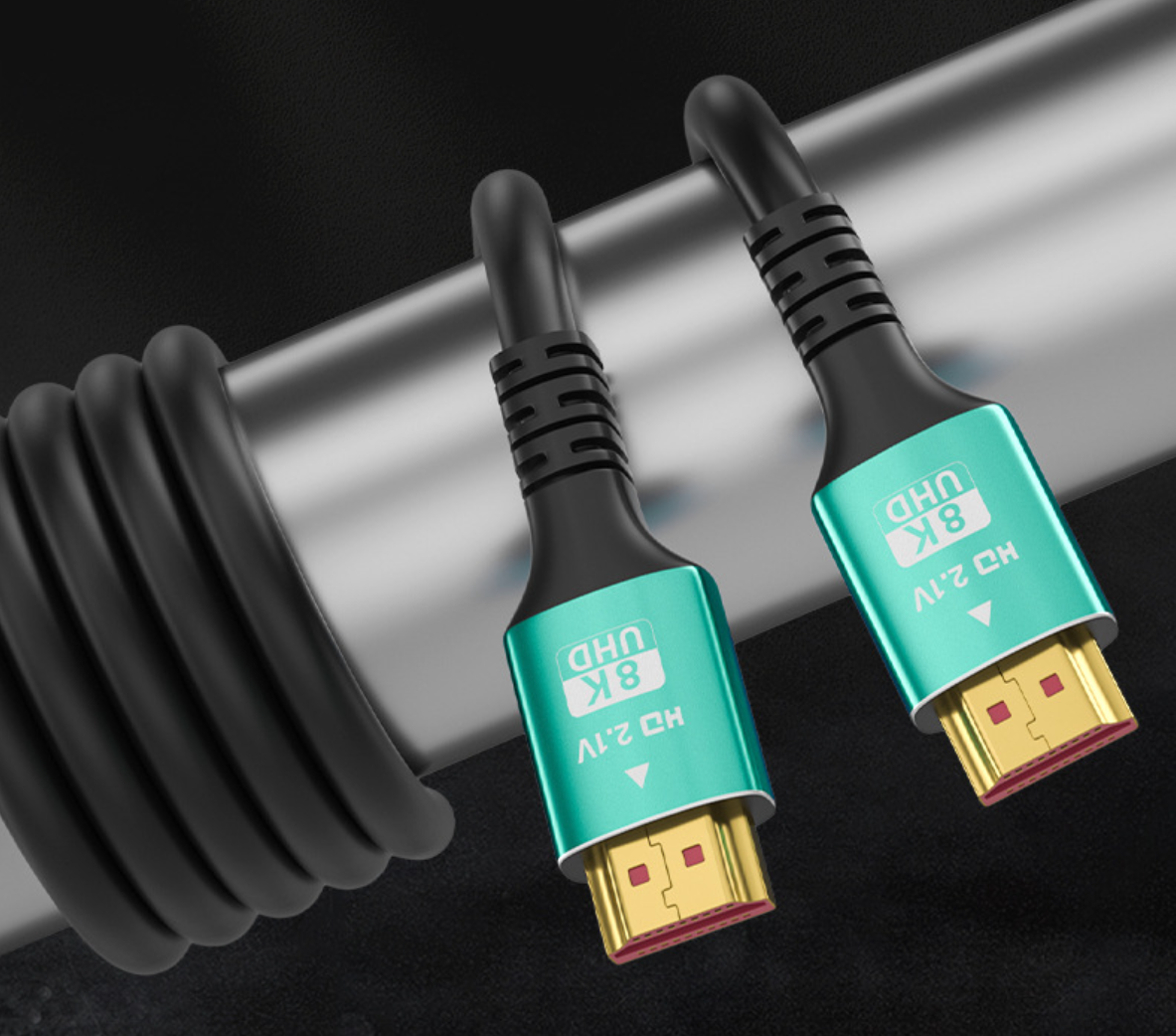 HDMI 2.1 8K 60Hz Oxygen Free Copper Mi HD Cable wire HD Connection Cable Projector TV Computer 3D Aluminum Case