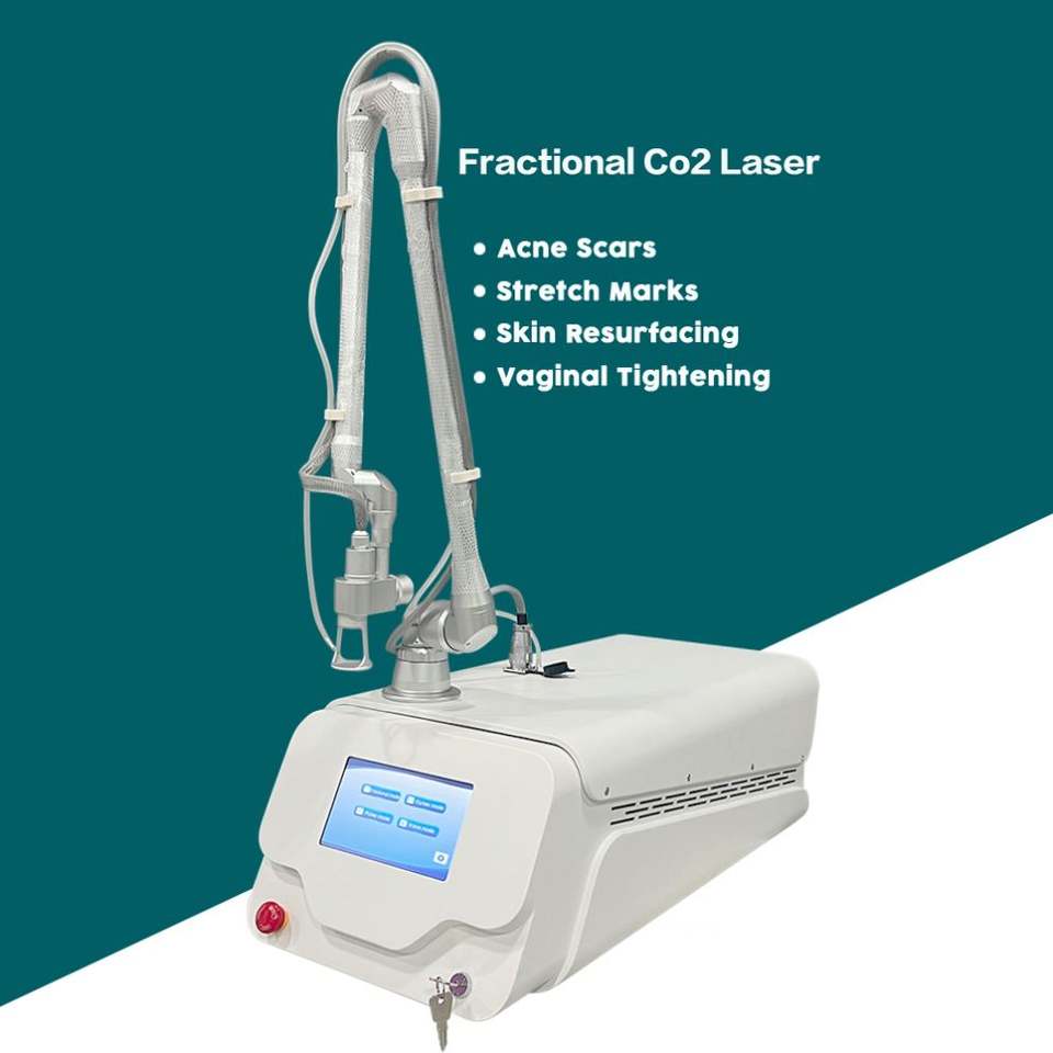 High Powerful Co2 Fractional Vaginal Tightening Laser Machine Skin Whitening Stretch Mark Removal Carbon Laser For Skin