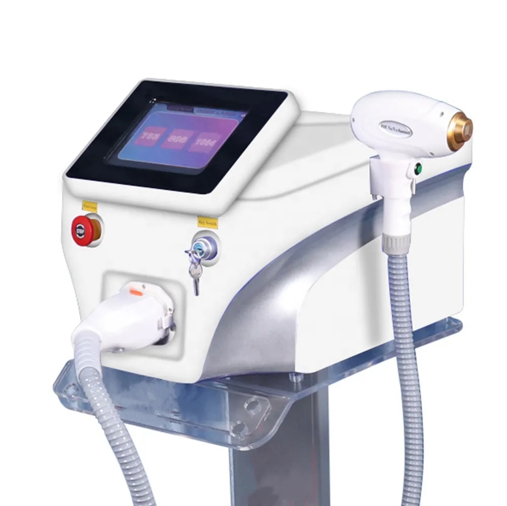 Newest 808nm Hair Removal Machine - 755nm & 1064nm 3-Wavelength Diode Technology for Effective Hair Removal - Advanced Beauty Equipment for