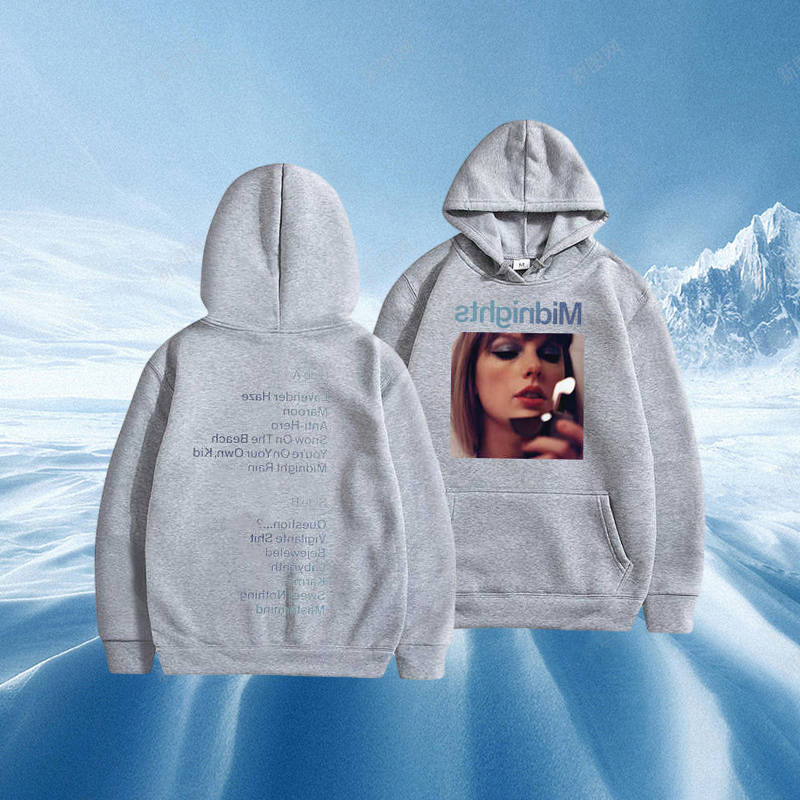 Men's Hoodies Custom style New album Swift Same Style Print Hoodie For Men Vintage hip hop sweats Unisex Sweatshirt L2210256696105