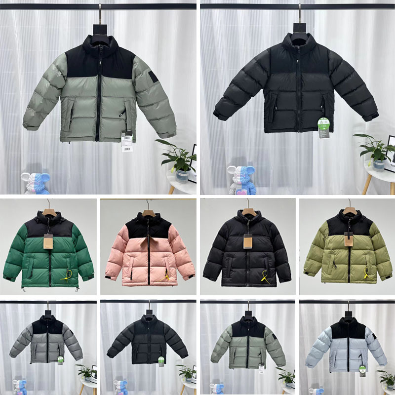 2024 designer kids children Down coat Jacket Winter puffer Cotton warm Jackets boys girls Parka Coat Tops NFfS Outwear baby Outdoor Windbreakerswarm coats 110-170