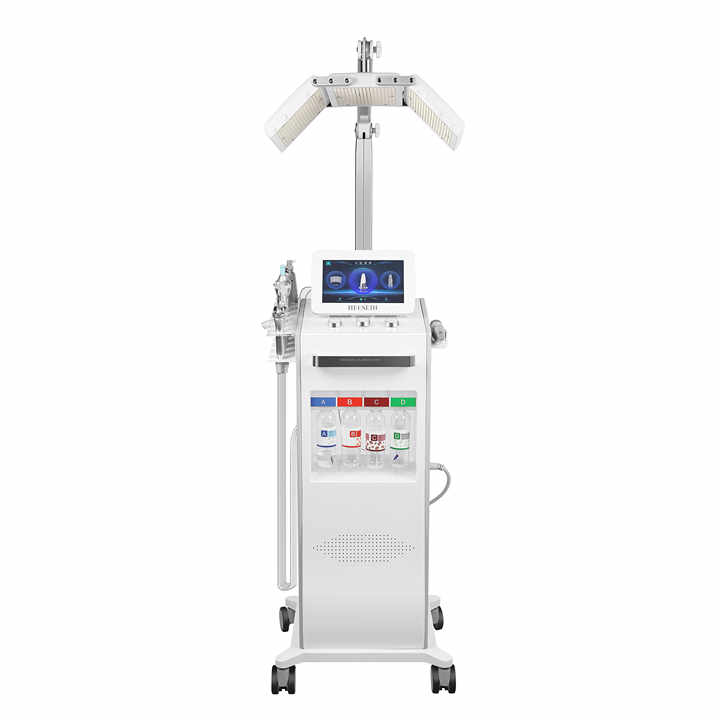 New Model Water Capsule 10 in 1 Microdermabrasion Oxygen Jet Facial Exfoliating Wrinkle Remover Photodynamic 4 Colors LED Mesotherapy Dermabrasion Mac