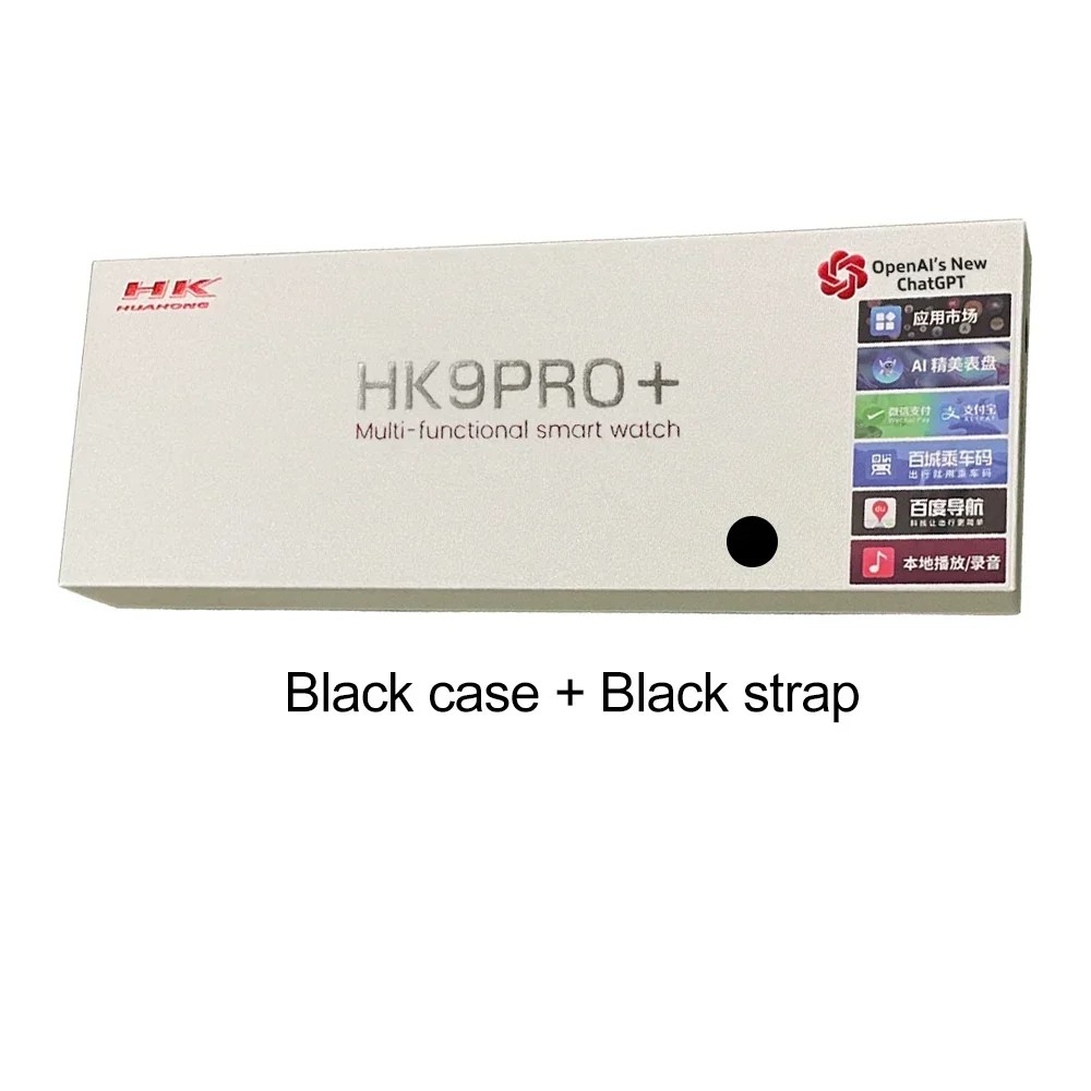 HK9 Pro Plus AMOLED Smartwatch 2GB Storage HK8 Pro Max Gen2 Upgraded Watch 9 NFC Smart Watches for Men PK Hello Watch 3