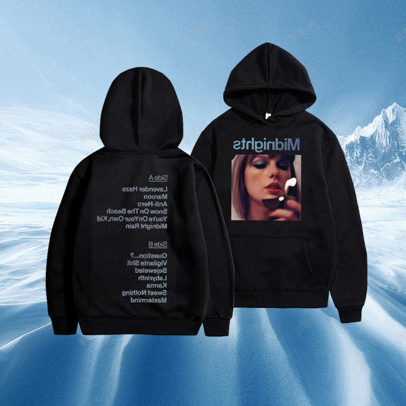 Men's Hoodies Custom style New album Swift Same Style Print Hoodie For Men Vintage hip hop sweats Unisex Sweatshirt L2210256696105