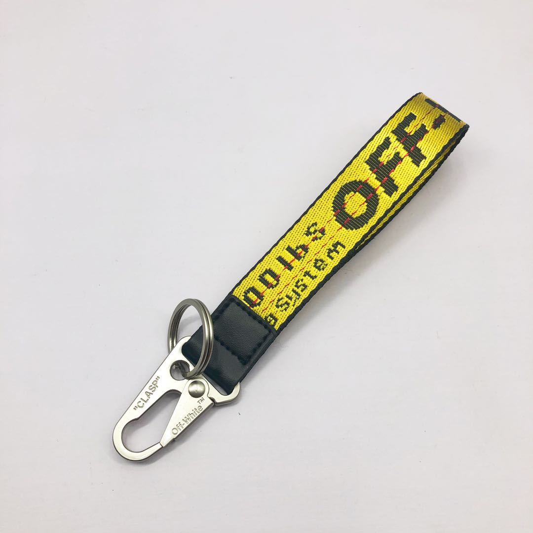 Trendy Brand Canvas Lanyards Mobile Phone Pendant Simple Woven Strap Car Keychains Multi-purpose Wrist Strap Accessory
