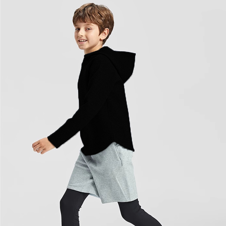 Kids Yoga Hoodie Girls Sweatershirt Coat Fleece Girl Boy Fintness Children Pullover Keep Warm 818