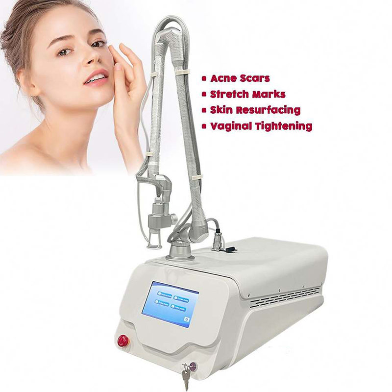 High Powerful Co2 Fractional Vaginal Tightening Laser Machine Skin Whitening Stretch Mark Removal Carbon Laser For Skin