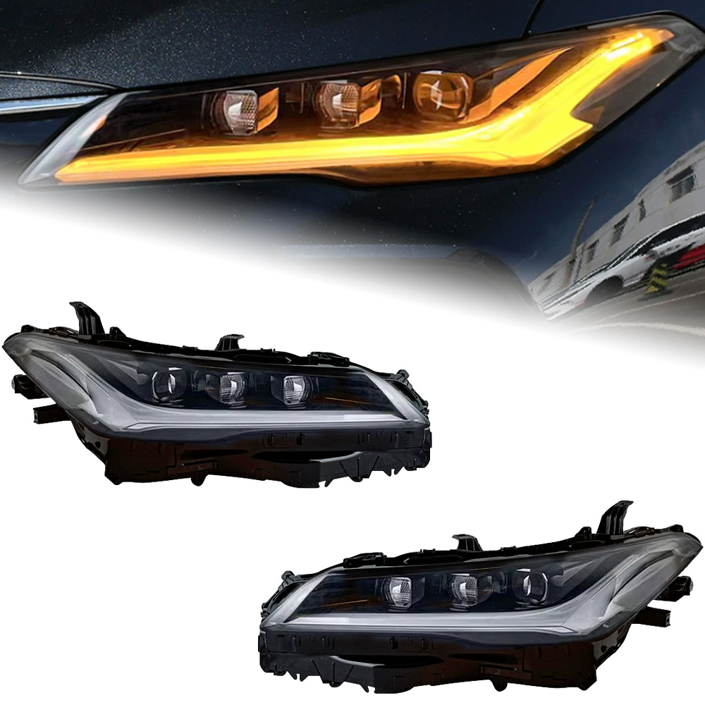 Car Front Lights for Toyota Avalon LED Headlight 20 18-20 22 Upgrade Headlamp Assembly DRL Dynamic Turn Singal Auto Part Light