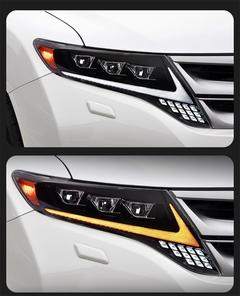 Car Head Lamp for Toyota Harrier Venza Headlights 2009-2013 DRL Dynamic Signal Lamp Head light Assembly