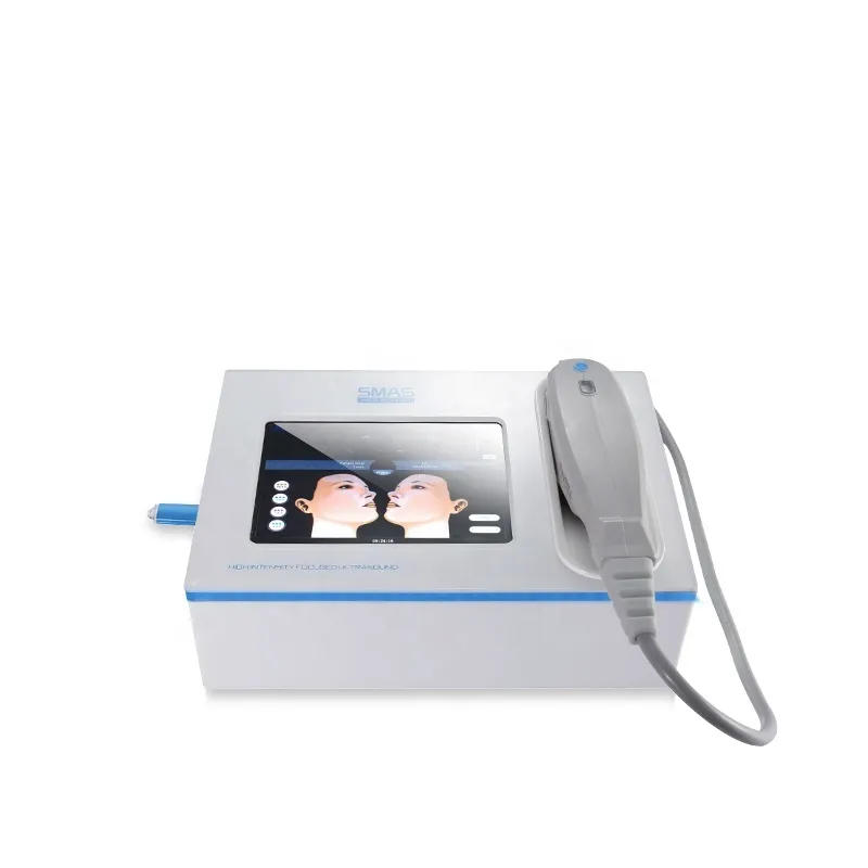 Professional HIFU High-Intensity Focused Ultrasound Machine - Face Lift, Wrinkle Removal, Body Slimming with 3/5 Heads - Non-Surgical Treatmnt