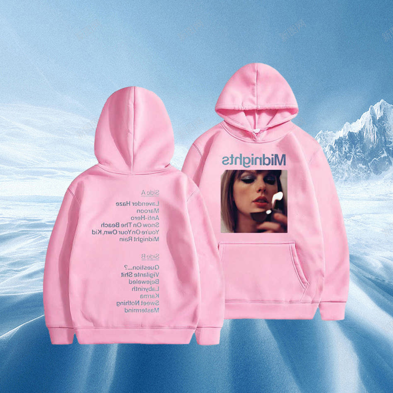 Men's Hoodies Custom style New album Swift Same Style Print Hoodie For Men Vintage hip hop sweats Unisex Sweatshirt L2210256696105