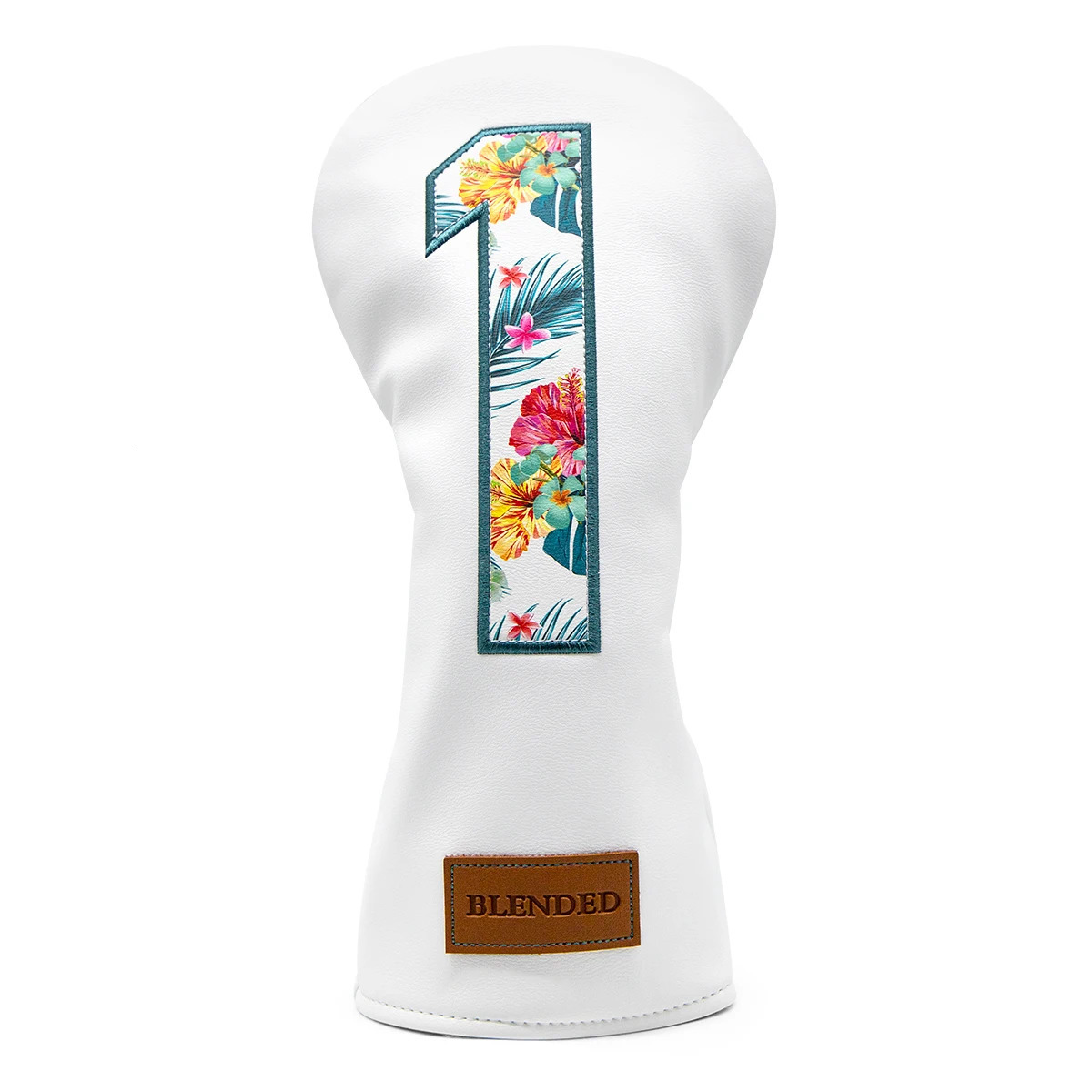 Golf Headcovers Summer Fashion Head Cover High Qaulity Driver Wood Set White Premium Leather Fairway Hybrid Wo 240122